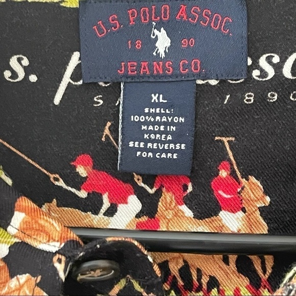 US polo men’s button shirt with great design size XL - Picture 7 of 10